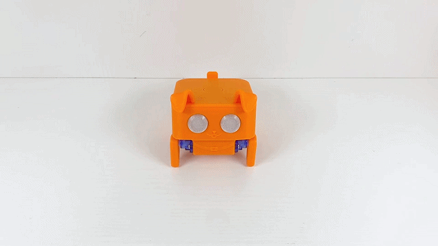 动作演示 单击触摸按键控制眼睛亮灭