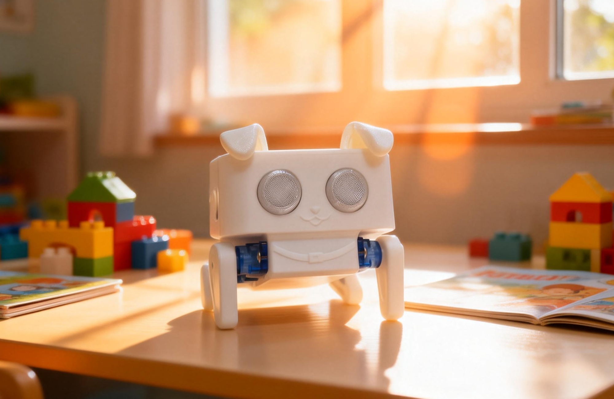 灵客狗四足机器狗渲染图